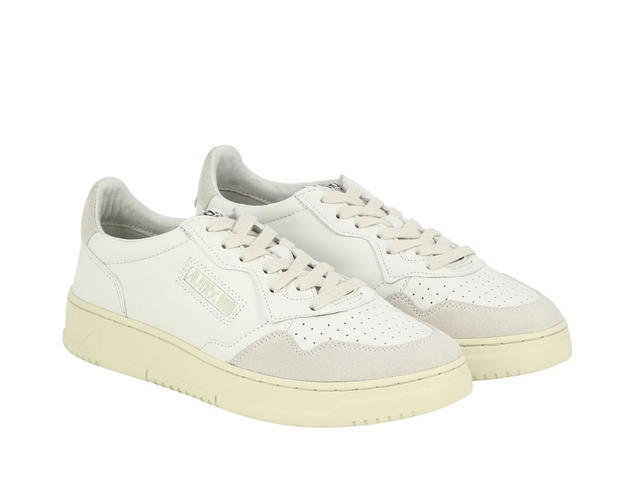 Autry Autry Open Low Sneakers In Leather And Suede Color White - view 3