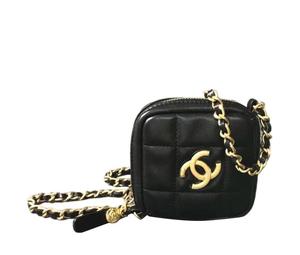 Buy Chanel Lambskin Shoulder Bag Crossbody Bag Women's Black at Sasom – Authentic and Ready to Ship