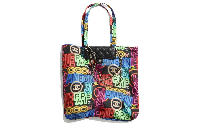 Chanel Chanel WOC Calfskin Combo Bag Tote Bag Shopping Bag Shoulder Bag Crossbody Bag Handbag Regular Women's Multicolor/Black