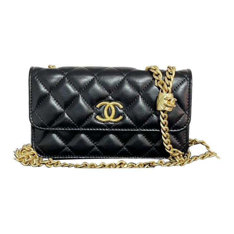 Chanel Chanel Lambskin Flap Bag, Shoulder Bag, Crossbody Bag Women's Black