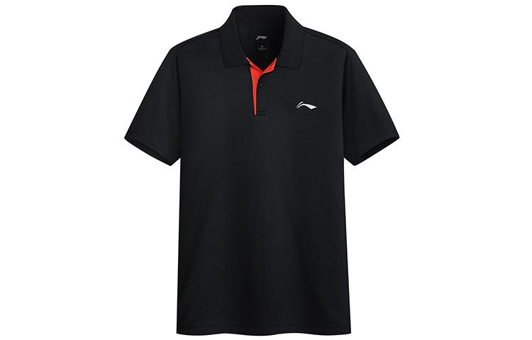 Li-Ning LINING Polo Shirts Men Black