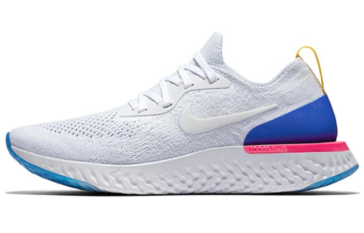 Nike Nike Epic React Flyknit White Racer Blue Pink Blast Women's