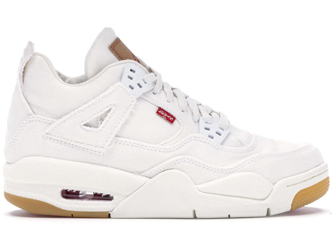 Jordan Jordan 4 Retro Levi's White (GS) (Levi's Tag)