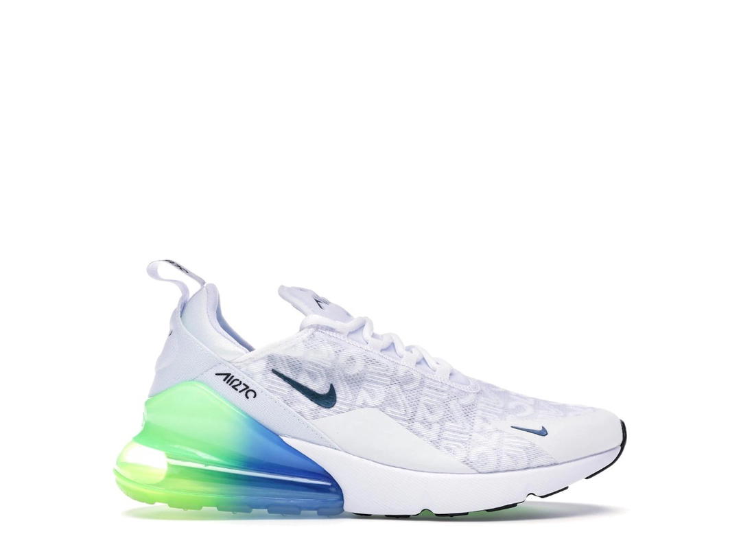 Nike Nike Air Max 270 White Lime Blast Photo Blue