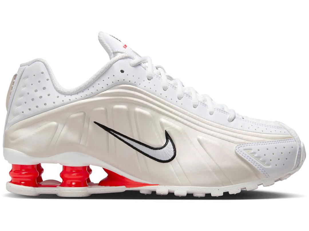 Nike Nike Shox R4 White Phantom Picante Red (Women's)
