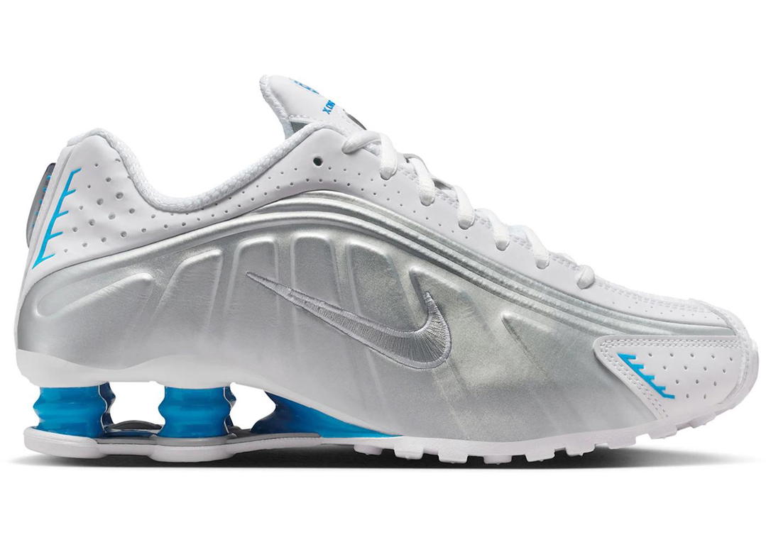 Nike Nike Shox R4 White Blue Hero Silver (Women's)