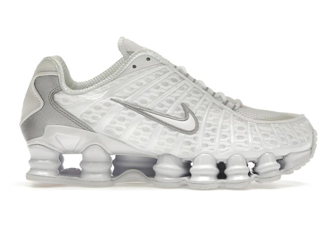 Nike Nike Shox TL White Metallic Silver Max Orange (Women's) - view 1