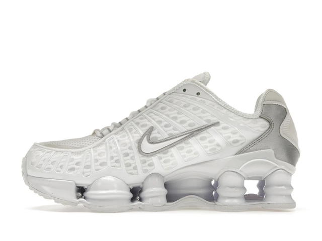 Nike Nike Shox TL White Metallic Silver Max Orange (Women's) - view 3