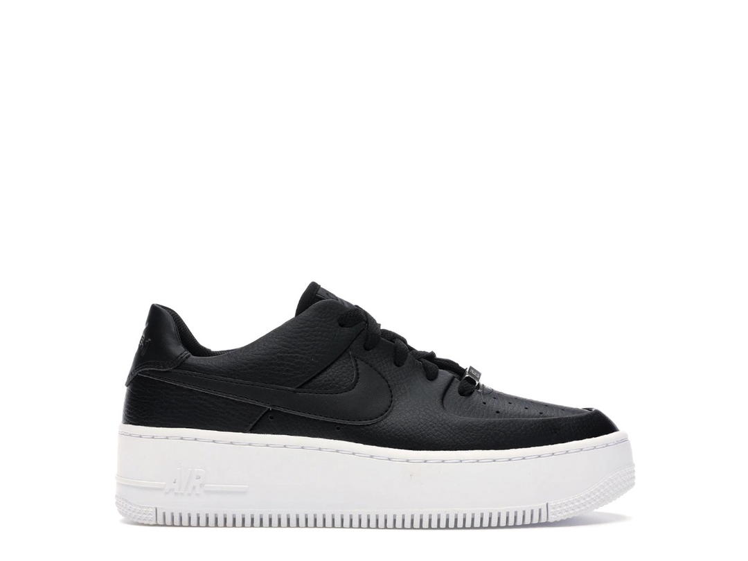 Nike Nike Air Force 1 Sage Low Black White (Women's)