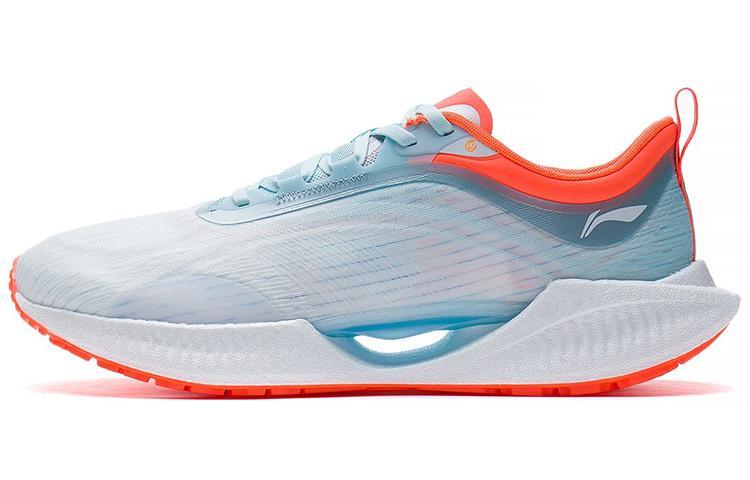 Li-Ning LiNing Super Light 19 Wear Resistant Lightweight Rebound Low Top Running Shoes White Blue Red