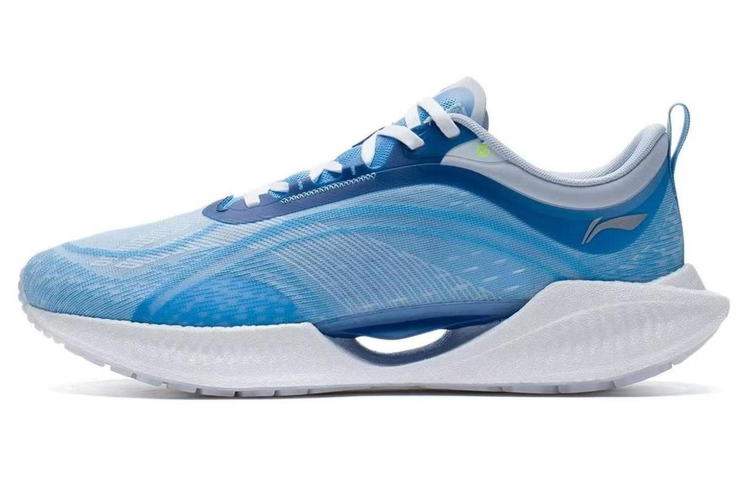 Li-Ning LiNing Super Light 19 Cushioning Anti-Slip And Wear-Resistant Low-Top Running Shoes Men's Blue White