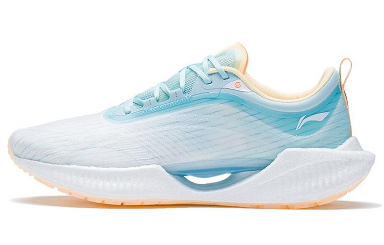 Li-Ning LiNing Super Light 19 Cushioning Anti Slip And Wear Resistant Low Top Running Shoes Women's Light Ice Blue