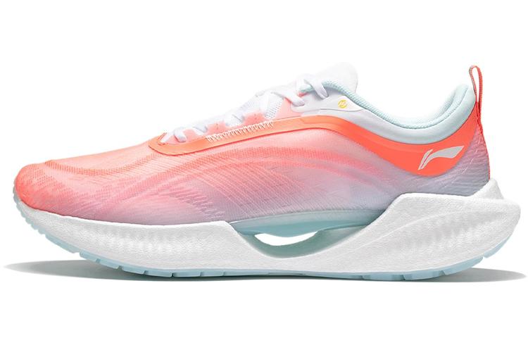 Li-Ning LiNing Super Light 19 Lightweight Rebound Low Top Running Shoes Women's Fluorescent Fat Orange