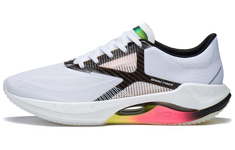 Li-Ning LiNing Super Light 20 Durable Breathable Low Top Running Shoes Men's White Black