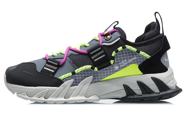Li-Ning LiNing Full Shape Ace Cushioning Wear Resistant Low Top Running Shoes Men's Matte Gray