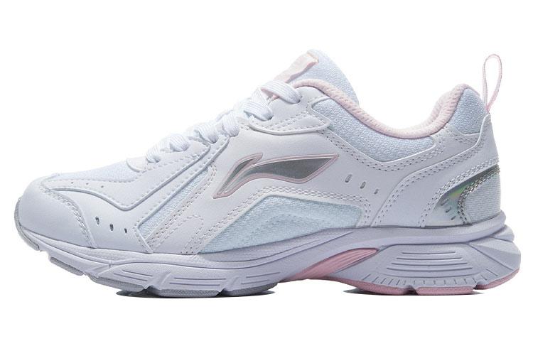 Li-Ning LiNing Cushioning Anti-Slip And Wear-Resistant Low-Top Running Shoes Women's White Red