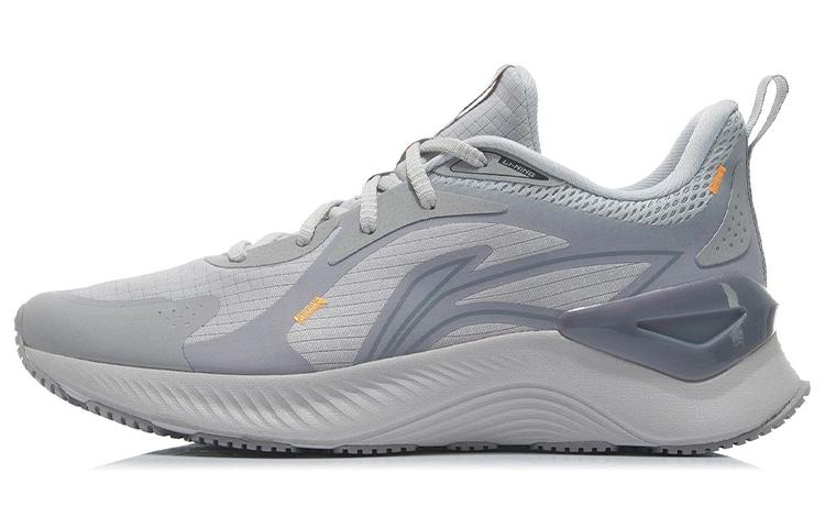 Li-Ning LiNing YueYing Element Cushioning Anti-Slip Wear-Resistant Breathability Low-Top Running Shoes Gray
