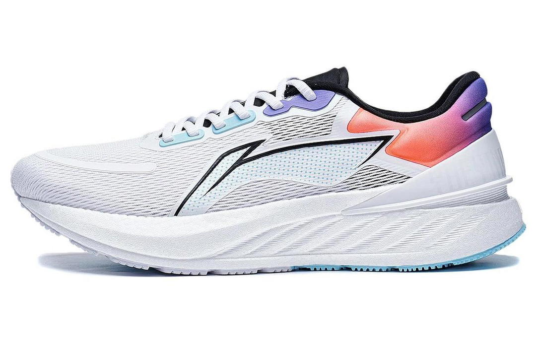 Li-Ning LiNing YueYing 2.0 Anti-Slip And Wear-Resistant Breathable Low-Top Running Shoes Men's White Blue Orange Purple