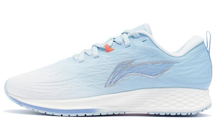 Li-Ning LiNing Red Hare 4 Cushioned Slip-Resistant Rebound Low-Top Running Shoes Women's Blue