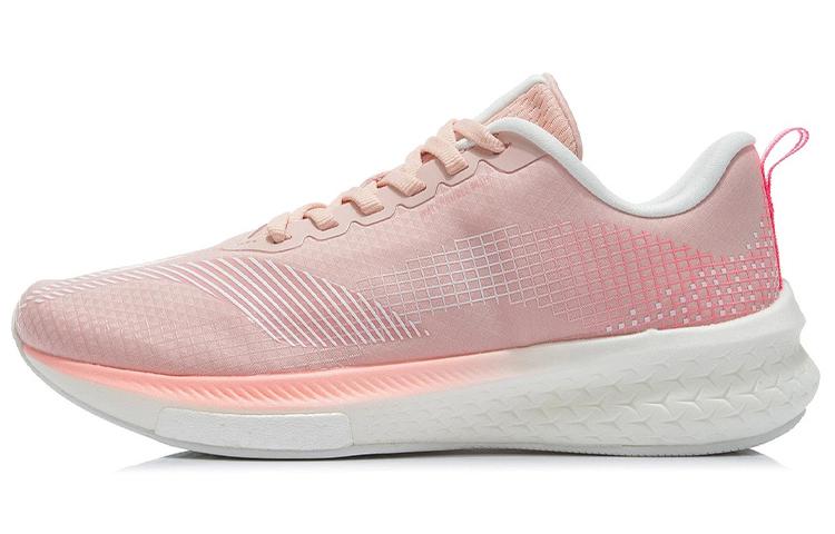 Li-Ning LiNing Red Hare 5 Pro Breathable Low-Top Running Shoes Women's Peach Orange Pink