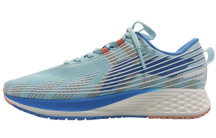 Li-Ning LiNing Red Hare 4 Anti Slip Wear Resistant Low Top Running Shoes Light Blue