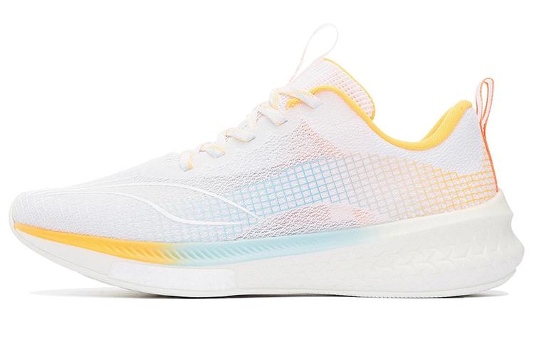 Li-Ning LiNing Red Hare 5 Pro Cushioning Anti Slip And Wear Resistant Low Top Running Shoes Men's White Yellow