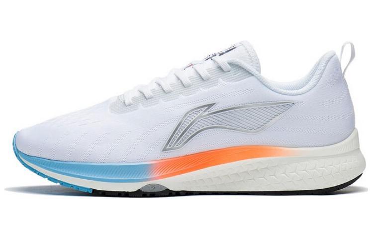 Li-Ning LiNing Red Hare 5 Anti-Slip And Wear-Resistant Breathable Low-Top Running Shoes Men's Silver White