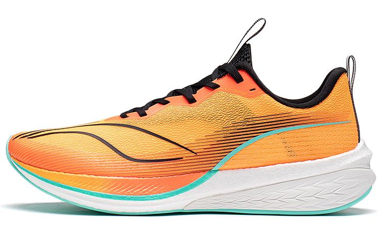 Li-Ning LiNing Red Hare 6 Pro Cushioning Anti-Slip And Wear-Resistant Low-Top Running Shoes Men's Neon Bright Orange