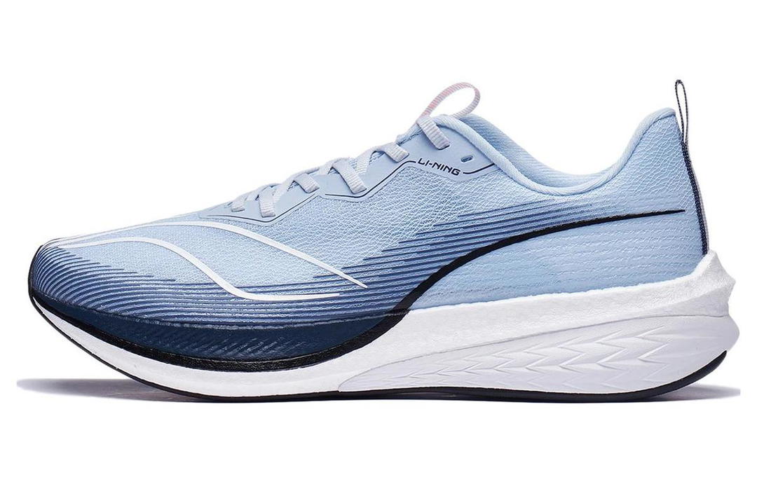 Li-Ning LiNing Red Hare 6 Pro Anti Slip And Wear Resistant Breathable Low Top Sprint Running Shoes Men's Clear Sky Blue