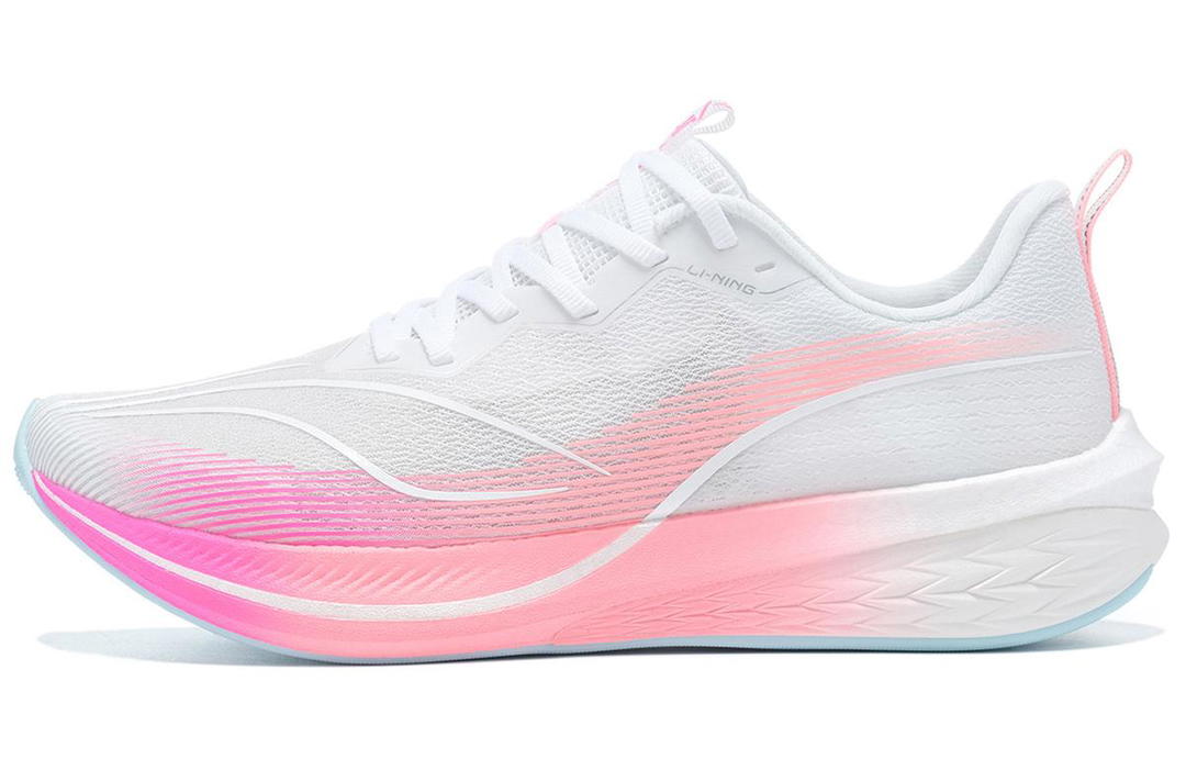 Li-Ning LiNing Red Hare 6 Pro Durable Breathable Low Top Running Shoes Women's White Pink