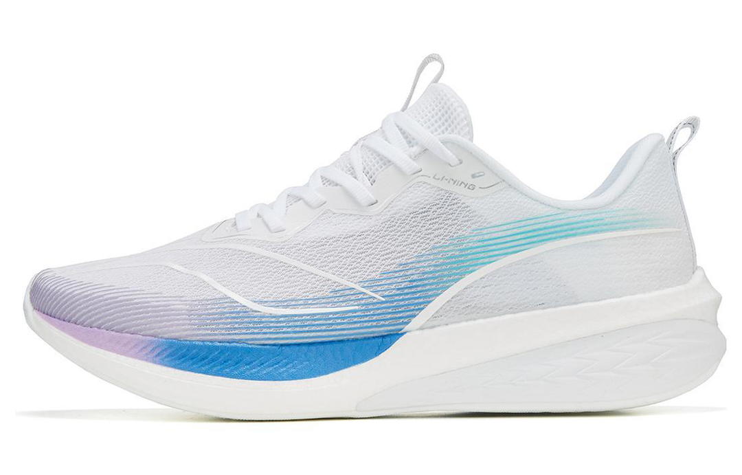 Li-Ning LiNing Red Hare 6 Pro Anti-Slip And Wear-Resistant Breathable Low-Top Running Shoes Women's White Blue Cyan Purple