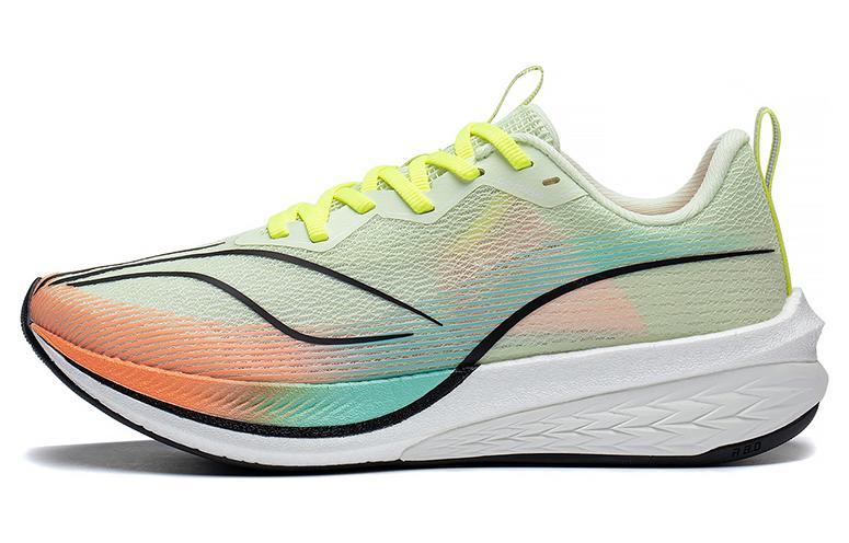 Li-Ning LiNing Red Hare 6 Pro Anti Slip And Wear Resistant Breathable Low Top Running Shoes Women's Green Blue Orange