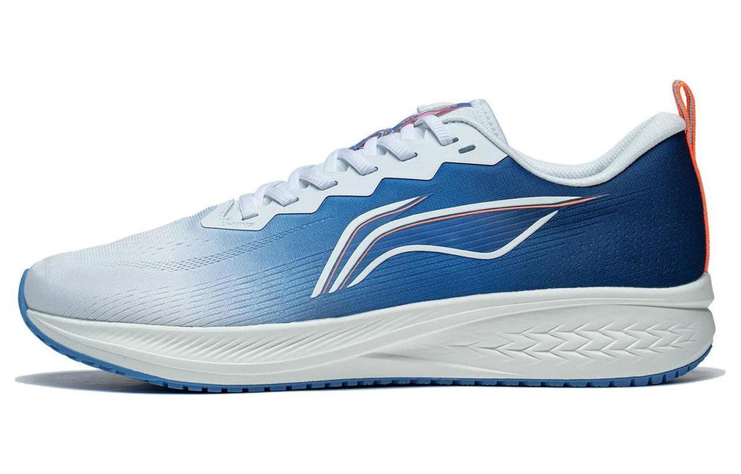 Li-Ning LiNing Red Hare 6 Wear Resistant Lightweight Reflective Low Top Running Shoes Men's Blue White