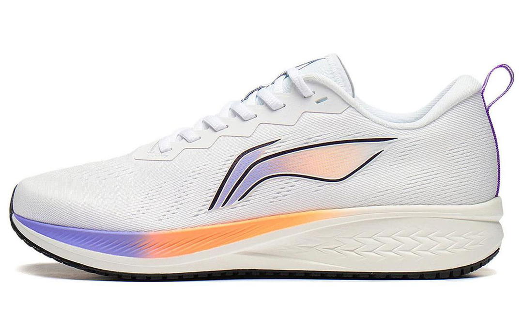 Li-Ning LiNing Red Hare 6 Anti Slip Wear Resistant Low Top Running Shoes Men's White