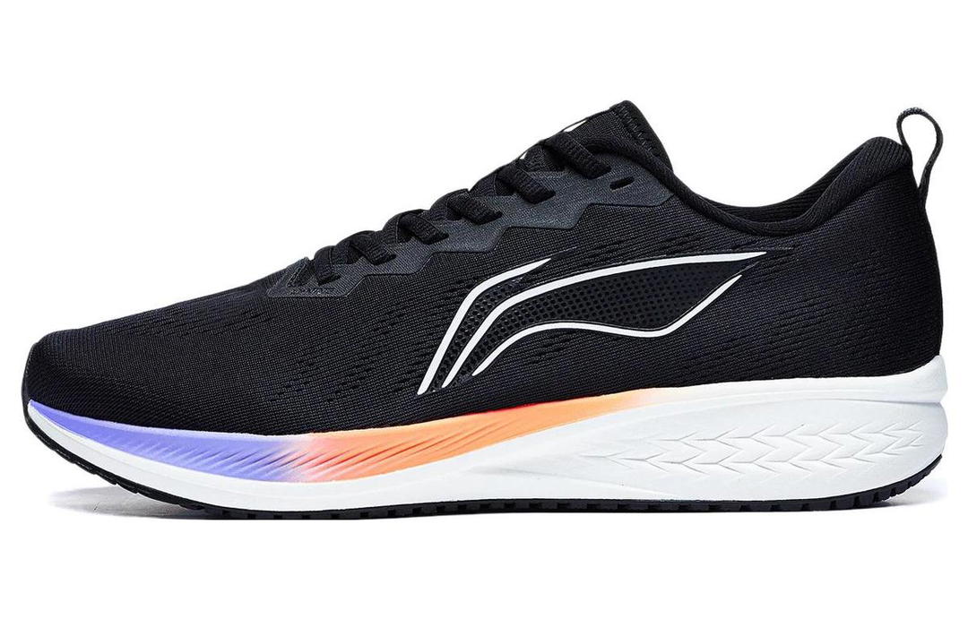 Li-Ning LiNing Red Hare 6 Cushioning Anti Slip And Wear Resistant Rebound Low Top Running Shoes Women's Black