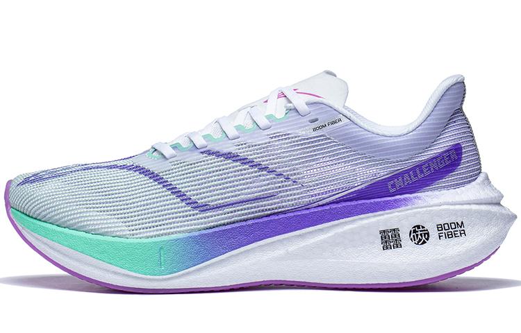 Li-Ning LiNing Feidian 3 Challenger Slip Resistant Breathable Support Rebound Low Top Casual Running Shoes Women's White