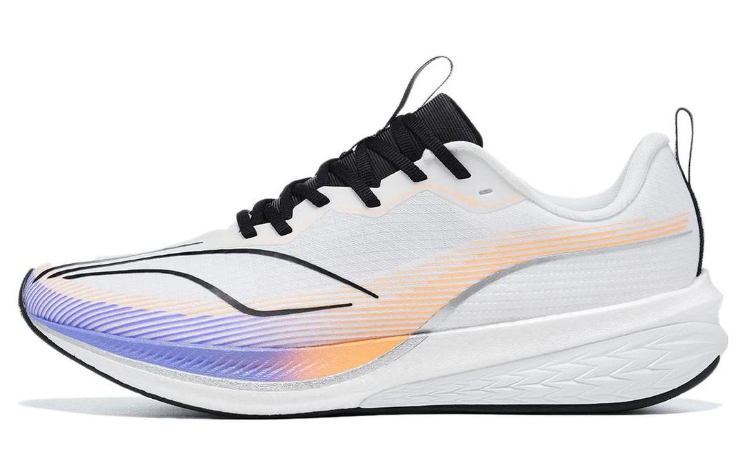 Li-Ning LiNing Red Hare 6 Pro Cushioning Wear Resistant Low Top Sprint Long Distance Running Training Running Shoes Men's White