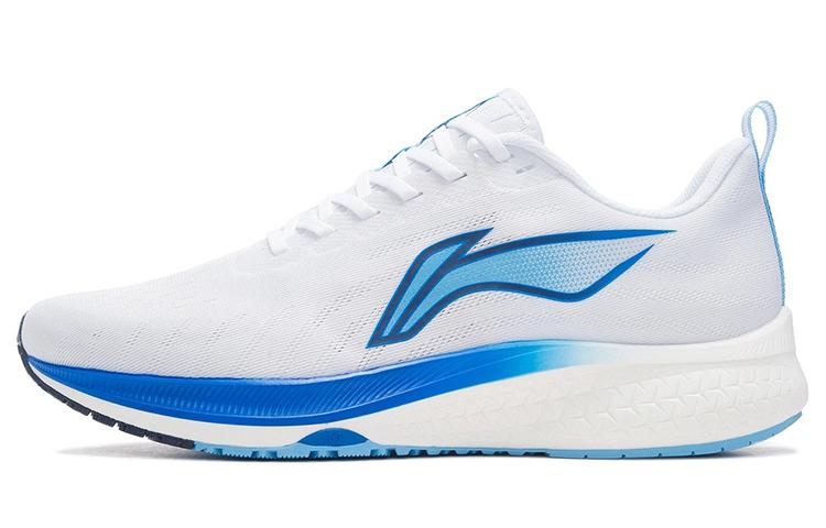 Li-Ning LiNing Red Hare 5 Cushioning Anti Slip And Wear Resistant Low Top Running Shoes White Blue