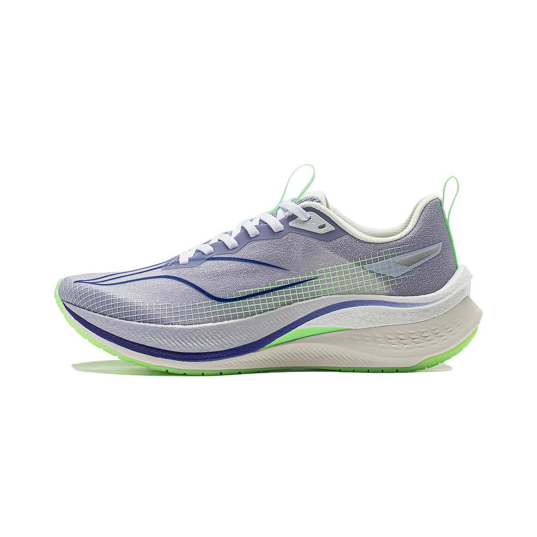 Li-Ning LiNing Red Hare 7 Pro Cushioned Slip-Resistant Low-Top Running Shoes Women's Purple Smoke Blue