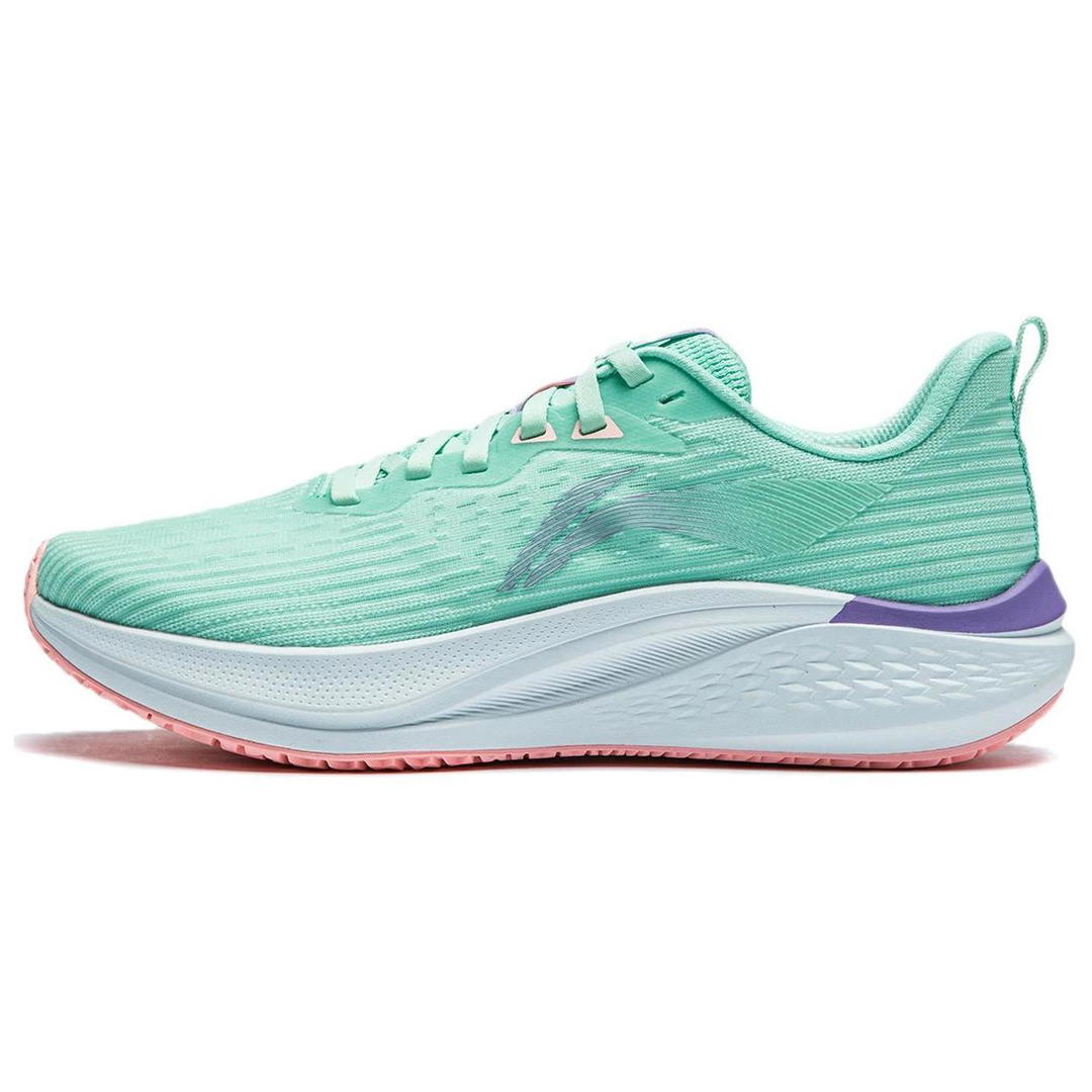 Li-Ning LiNing Red Hare 7 Cushioned Slip-Resistant Low-Top Running Shoes Women's Aqua Green
