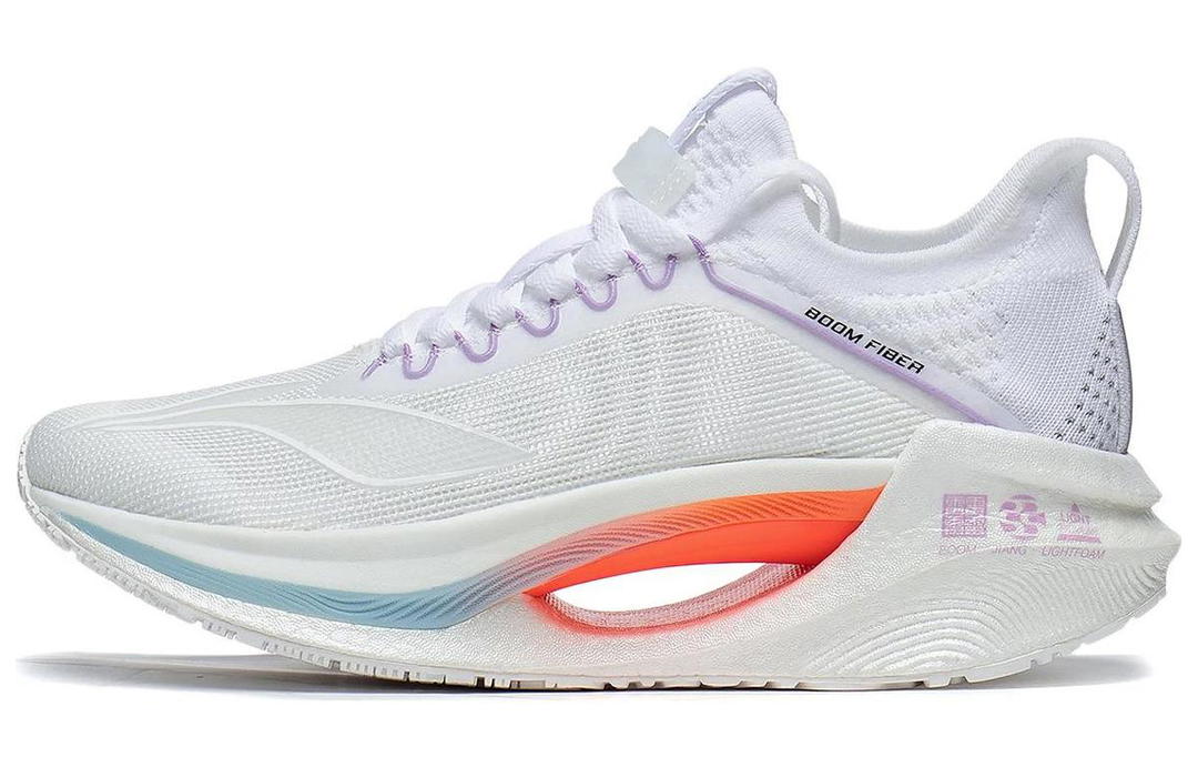 Li-Ning LiNing Jueying Essential Anti Slip Wear Resistant Low Top Running Shoes Women's White Blue Orange Purple