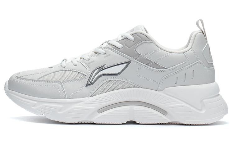Li-Ning LiNing Li-Ning Running Collection Cushioning Anti-Slip And Wear-Resistant Low-Top Running Shoes White