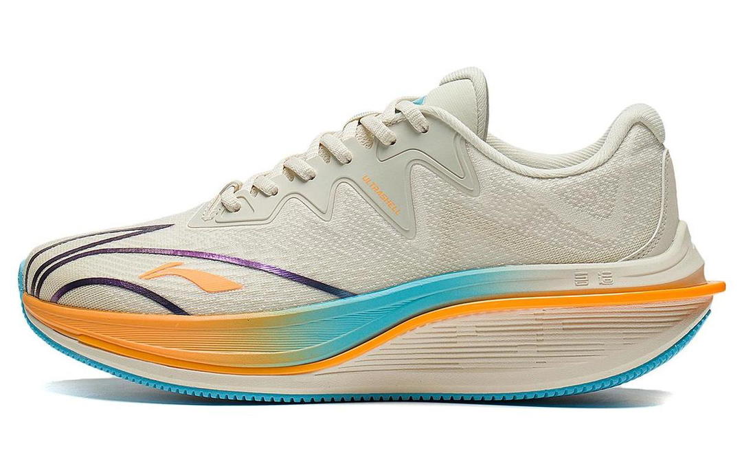 Li-Ning LiNing WuShi 5S 2.0 V3 Cushioning Anti-Slip And Wear-Resistant Low-Top Running Shoes Men's Pearl White