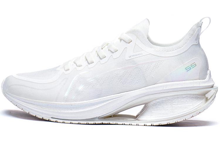 Li-Ning LiNing WuShi 5S 3.0 Anti Slip And Wear Resistant Breathable Low Top Running Shoes Women's Champagne White