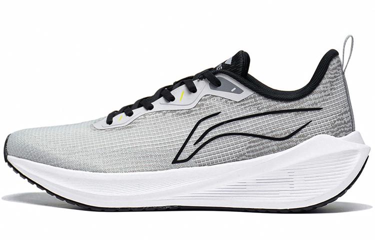 Li-Ning LiNing Wuyue Anti Slip And Wear Resistant Breathable Low Top Running Shoes Men's Shark Gray
