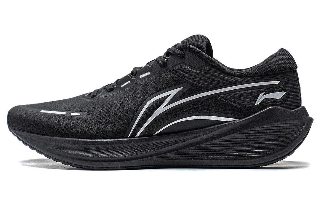 Li-Ning LiNing WuShi Lite V2 Cushioned Slip Resistant Abrasion Resistant Low Top Casual Running Shoes Women's Black