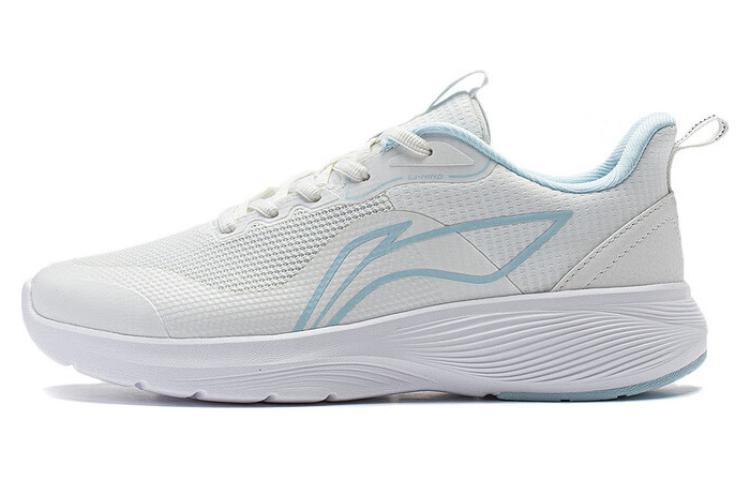 Li-Ning LiNing Take A Dip Cushioning Anti-Slip And Wear-Resistant Low-Top Running Shoes Women's White Blue
