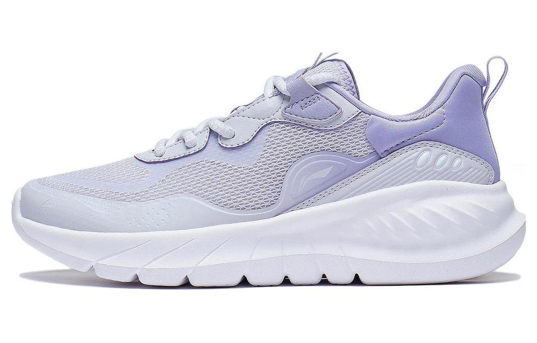 Li-Ning LiNing EasyFit Fle Wear-Resistant Breathable Cushioning Low-Top Running Shoes Women's Light Dusty Purple