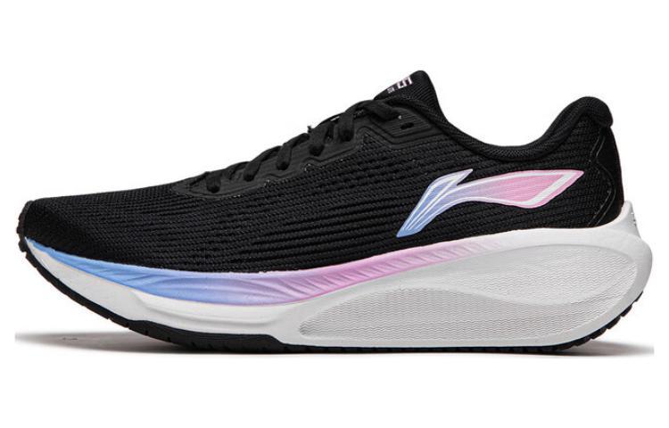 Li-Ning LiNing WuShi Lite 2.0 Cushioning Anti Slip Wear Resistant Breathability Low Top Running Shoes Women's Black Pink Blue