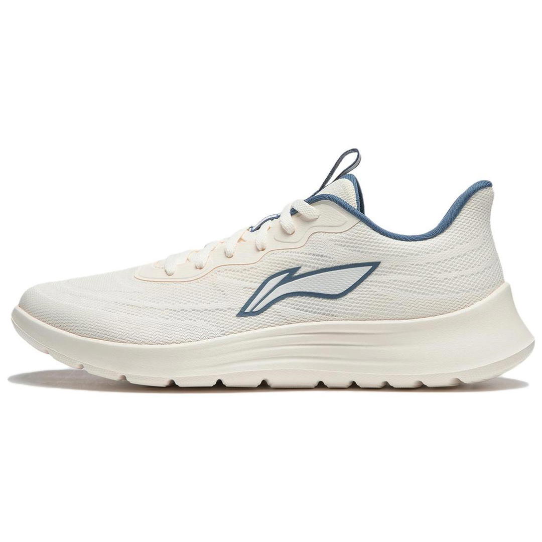 Li-Ning LiNing Feather Slip Resistant Casual Running Shoes Men's White